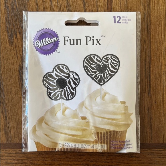 Wilton Party Supplies Wilton Fun Pix Glitter Zebra Print 325